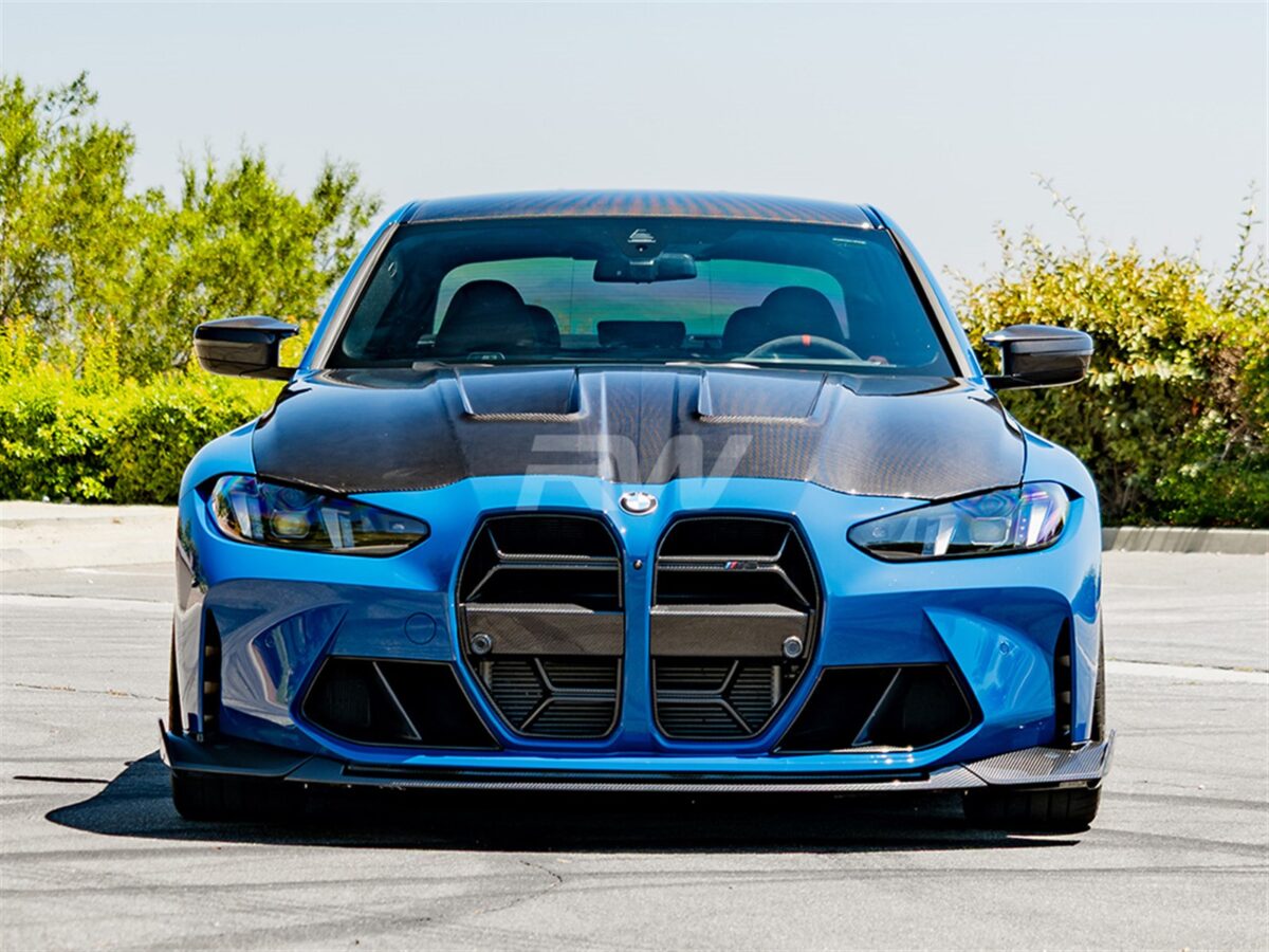 RW Carbon 2021-2026 BMW G8X M3/M4 CS Style Carbon Fiber Front Lip - Image 4