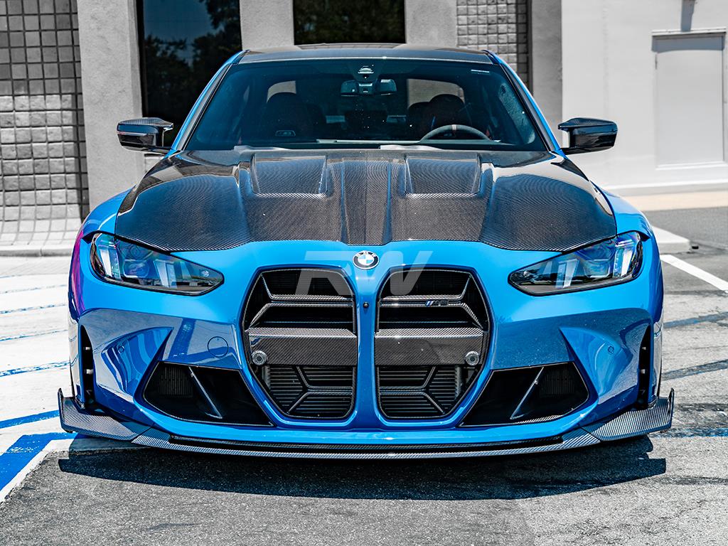 RW Carbon 2021-2026 BMW G8X M3/M4 CS Style Carbon Fiber Front Lip - Image 9