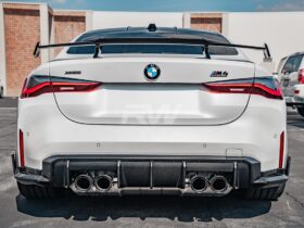 RW Carbon G8X M3 M4 Carbon Fiber Outer Diffuser Trim for BMW M3 - Image 2