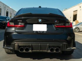 RW Carbon G8X M3 M4 Carbon Fiber Outer Diffuser Trim for BMW M3 - Image 4