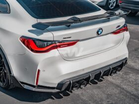 RW Carbon G8X M3 M4 Carbon Fiber Outer Diffuser Trim for BMW M3 - Image 6