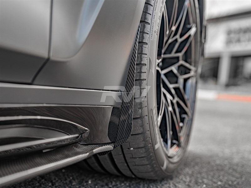 RW Carbon 2021-2025 BMW G8X M3/M4 Carbon Fiber Splash Guards