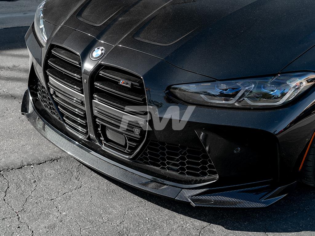 RW Carbon 2021-2026 BMW G8X M3 M4 GTX Carbon Fiber Front Lip - Image 3