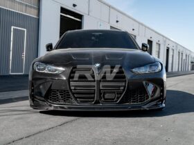 RW Carbon G8X M3 M4 GTX Carbon Fiber Front Lip for BMW M4 - Image 4