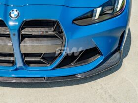RW Carbon G8X M3/M4 3D Style Carbon Fiber Front Lip for BMW M4 - Image 3