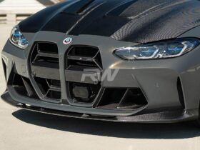 RW Carbon G8X M3/M4 3D Style Carbon Fiber Front Lip for BMW M4 - Image 7