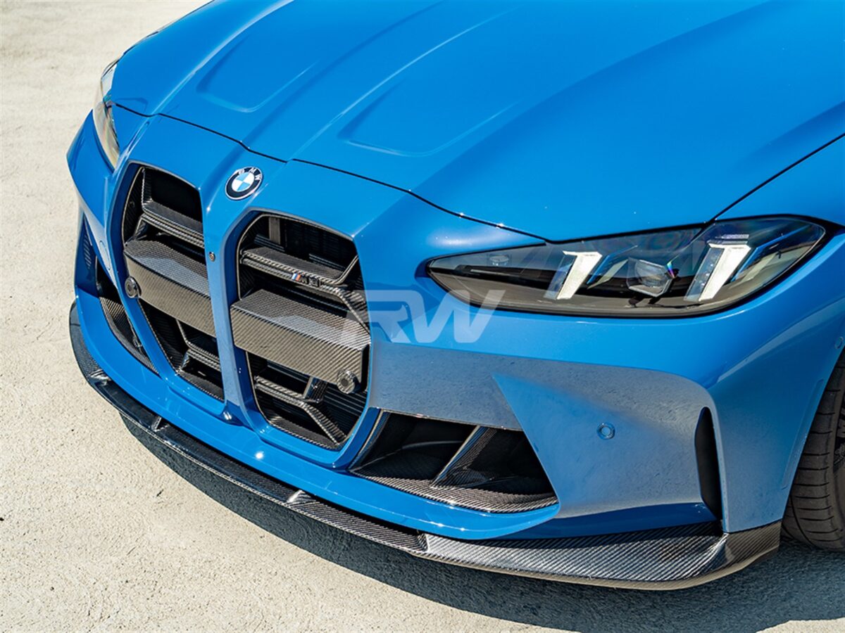 RW Carbon 2021-2026 BMW G8X M3/M4 3D Style Carbon Fiber Front Lip