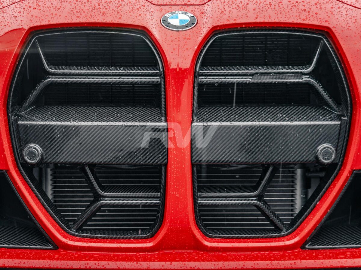 RW Carbon 2021-2026 BMW G8X M3/M4 CSL Style Carbon Fiber Grille - Image 17