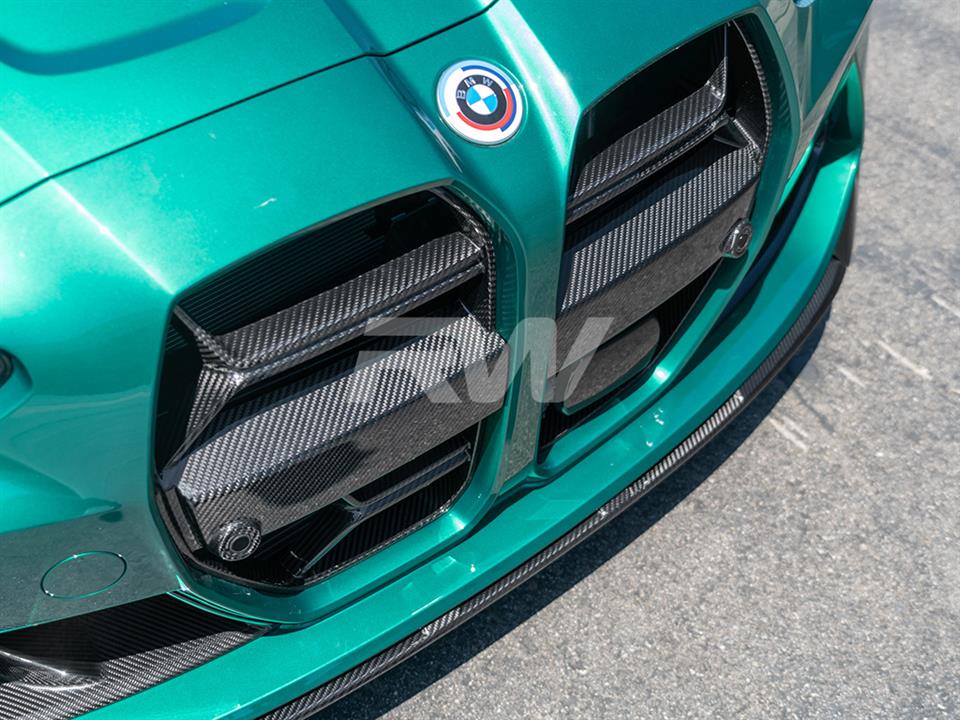 RW Carbon 2021-2026 BMW G8X M3/M4 CSL Style Carbon Fiber Grille - Image 23
