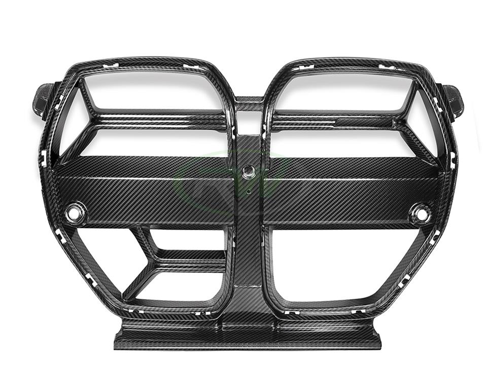 RW Carbon 2021-2026 BMW G8X M3/M4 CSL Style Carbon Fiber Grille - Image 25