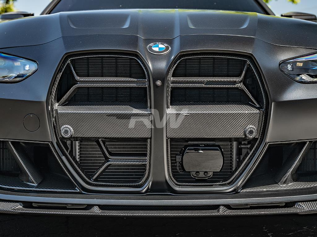 RW Carbon 2021-2026 BMW G8X M3/M4 CSL Style Carbon Fiber Grille - Image 8