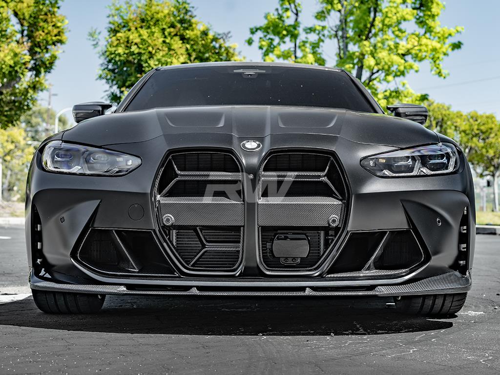 RW Carbon 2021-2026 BMW G8X M3/M4 CSL Style Carbon Fiber Grille - Image 9