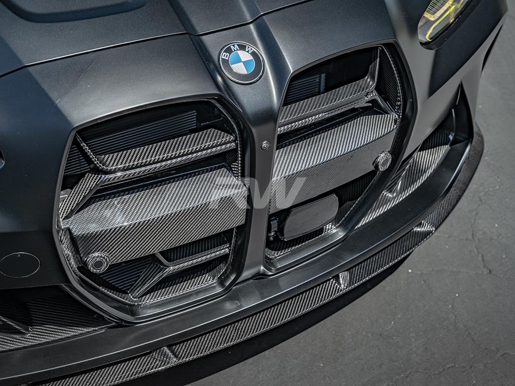 RW Carbon 2021-2026 BMW G8X M3/M4 CSL Style Carbon Fiber Grille - Image 10