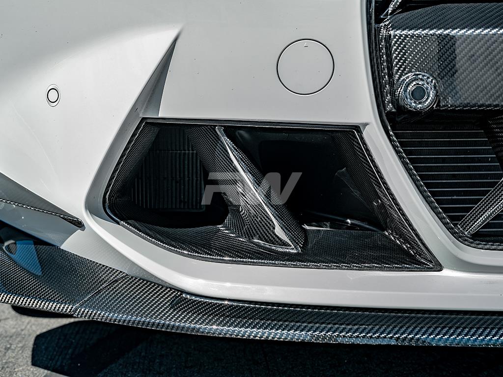 RW Carbon 2021-2026 BMW G8X M3/M4 Carbon Fiber Brake Duct Trims - Image 11