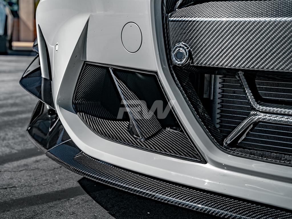 RW Carbon 2021-2026 BMW G8X M3/M4 Carbon Fiber Brake Duct Trims - Image 15
