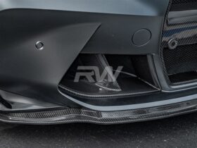 RW Carbon G8X M3/M4 Carbon Fiber Brake Duct Trims for BMW M3 - Image 4