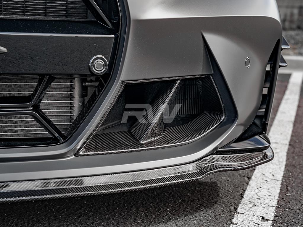 RW Carbon 2021-2026 BMW G8X M3/M4 Carbon Fiber Brake Duct Trims - Image 9