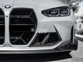 RW Carbon G8X M3/M4 Carbon Fiber CSL Style Front Lip for BMW M4 - Image 3