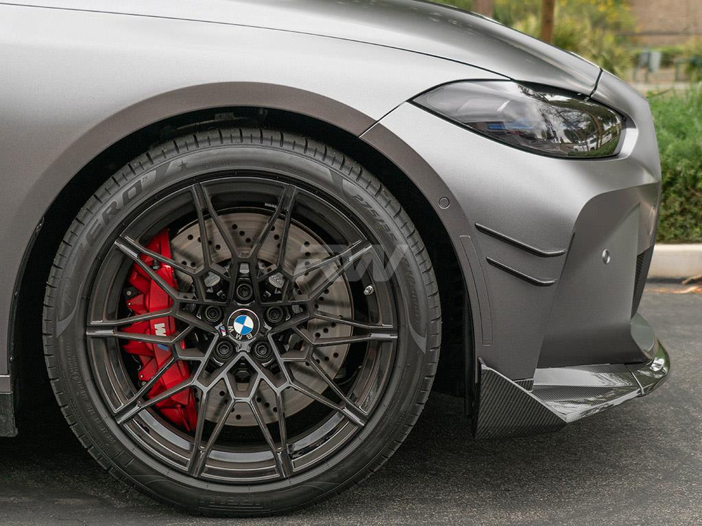 RW Carbon 2021-2026 BMW G8X M3/M4 Carbon Fiber Canards - Image 3