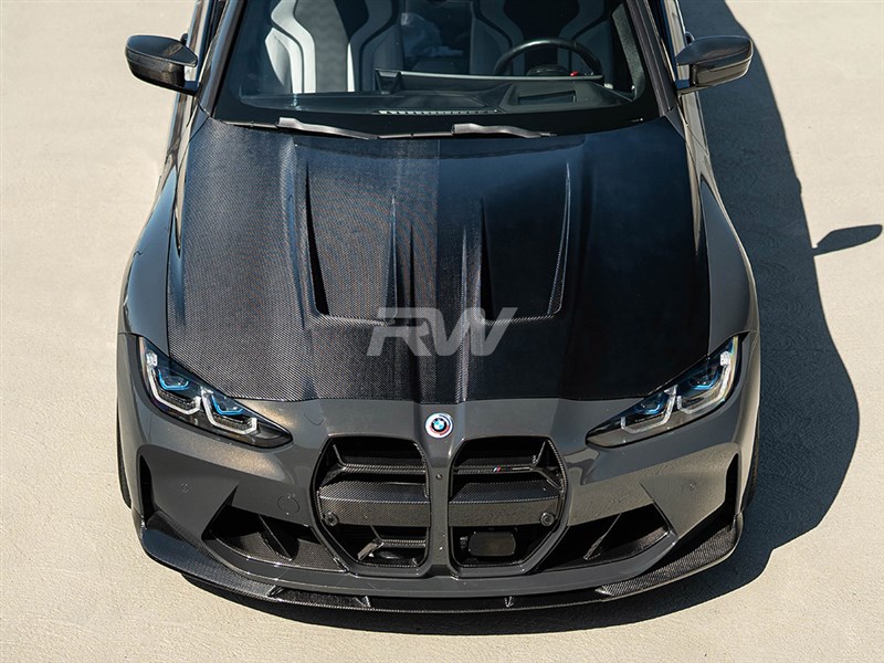 RW Carbon 2021-2026 BMW G8X M3/M4 Carbon Fiber DTM Hood