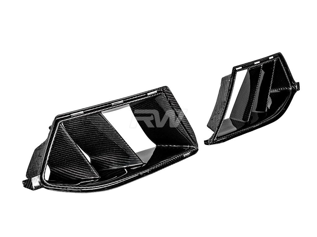 RW Carbon 2021-2025 BMW G8X M3/M4 Carbon Fiber Dual Fin Duct Trims - Image 10