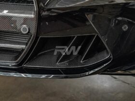 RW Carbon G8X M3/M4 Carbon Fiber Dual Fin Duct Trims for BMW M3 - Image 5