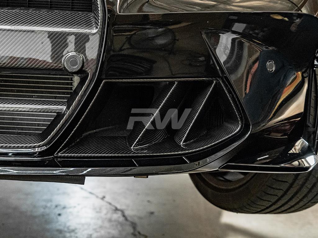RW Carbon 2021-2025 BMW G8X M3/M4 Carbon Fiber Dual Fin Duct Trims - Image 7