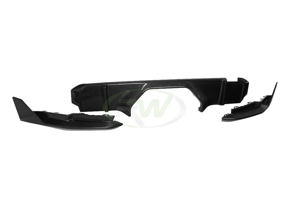 RW Carbon 2021-2026 BMW G8X M3/M4 Carbon Fiber Perf. Style Diffuser - Image 10