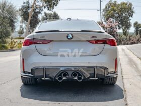 RW Carbon G8X M3/M4 Carbon Fiber Perf. Style Diffuser for BMW M3 - Image 3