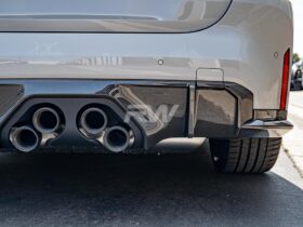 RW Carbon G8X M3/M4 Carbon Fiber Perf. Style Diffuser for BMW M3 - Image 4