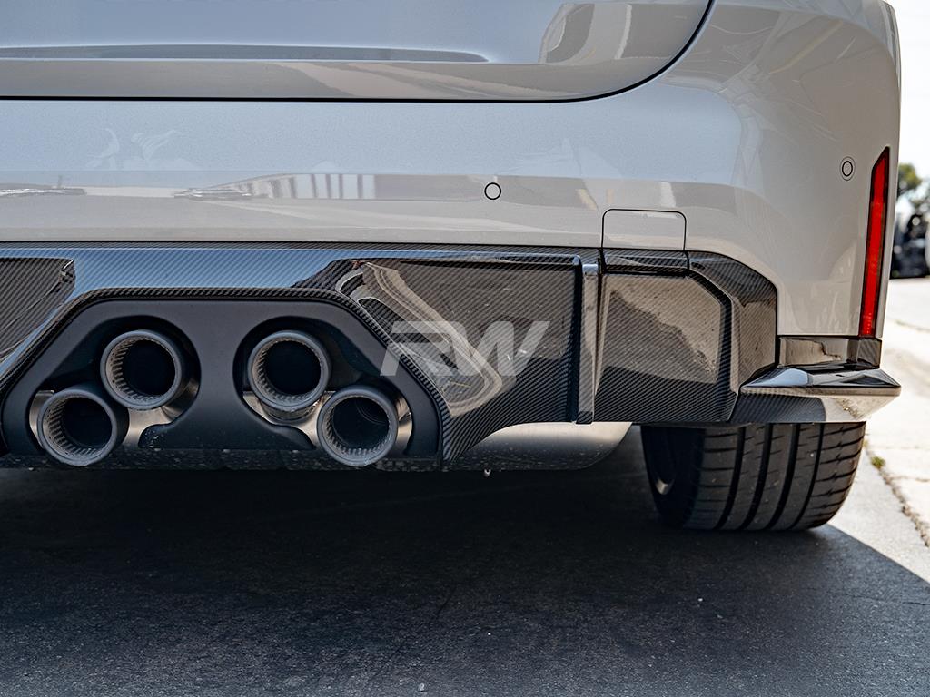 RW Carbon 2021-2026 BMW G8X M3/M4 Carbon Fiber Perf. Style Diffuser - Image 4
