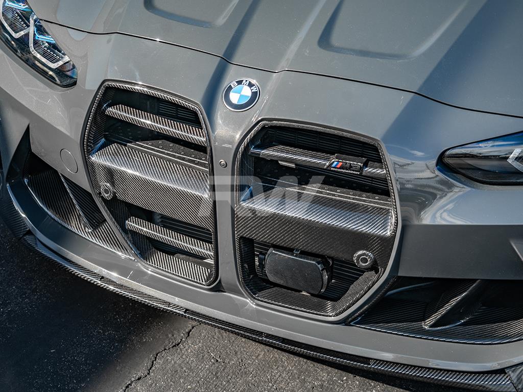 RW Carbon 2021-2026 BMW G8X M3/M4 DTM Carbon Fiber Grilles - Image 3