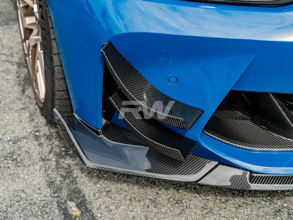 RW Carbon 2021-2025 BMW G8X M3/M4 GT4 Style Carbon Fiber Canards