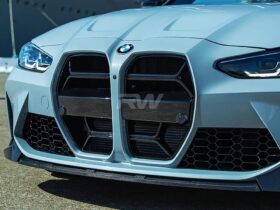 RW Carbon G8X M3/M4 Gloss Black CSL Grille for BMW M3 - Image 3