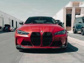 RW Carbon G8X M3/M4 Gloss Black CSL Grille for BMW M3 - Image 2