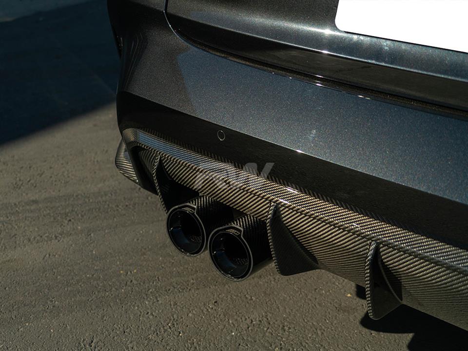 RW Carbon 2021-2026 BMW G8X M3/M4 OEM Style Carbon Fiber Diffuser - Image 12