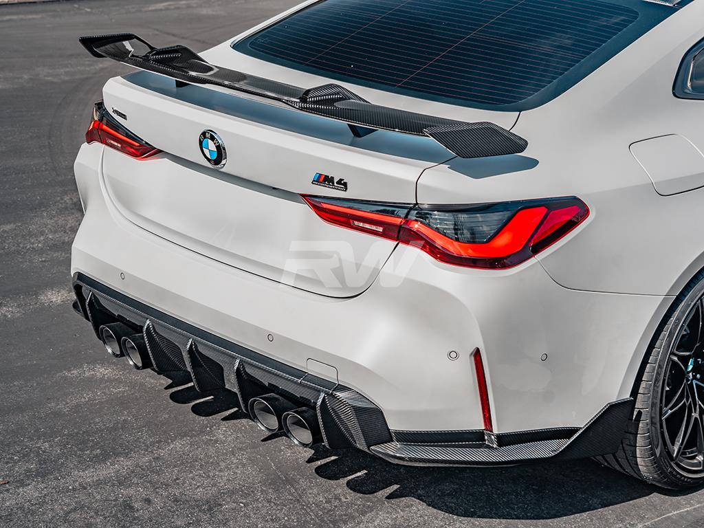 RW Carbon 2021-2026 BMW G8X M3/M4 OEM Style Carbon Fiber Diffuser - Image 18