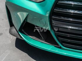 RW Carbon G8X M3/M4 OEM Style Carbon Fiber Splitters for BMW M3 - Image 3