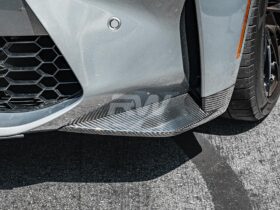 RW Carbon G8X M3/M4 OEM Style Carbon Fiber Splitters for BMW M3 - Image 6