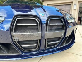 RW Carbon G8X M3/M4 SQ Style Carbon Fiber Grille for BMW M3 - Image 3