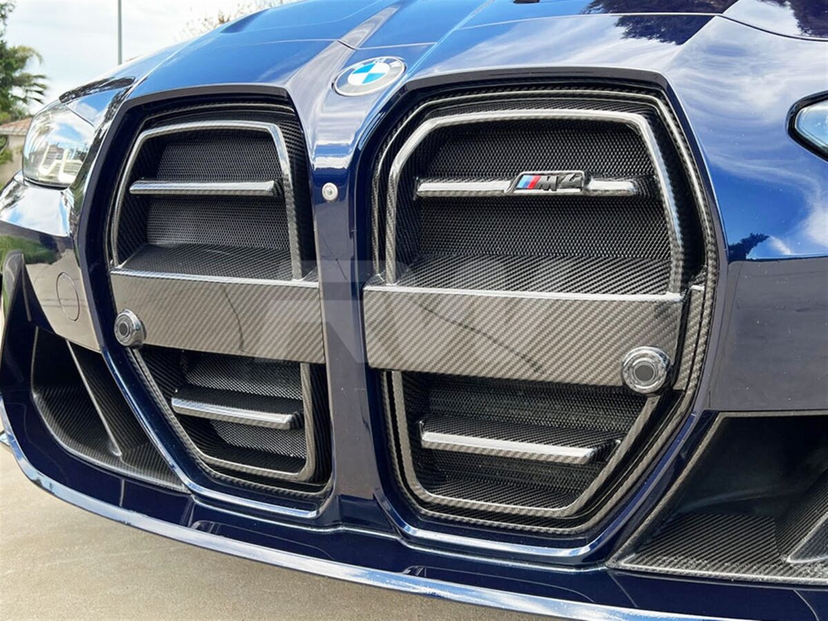 RW Carbon 2021-2025 BMW G8X M3/M4 SQ Style Carbon Fiber Grille