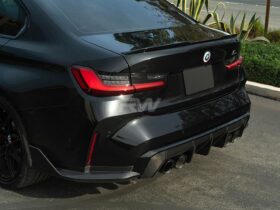 RW Carbon G8X M3/M4 Type 2 Carbon Fiber Diffuser for BMW M3 - Image 3