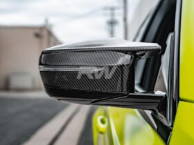 RW Carbon G8X M3/M4/i4 Carbon Fiber Mirror Cap Replacements for BMW M3 - Image 12