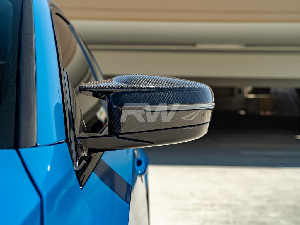 RW Carbon 2021-2026 BMW G8X M3/M4/i4 Carbon Fiber Mirror Cap Replacements - Image 15