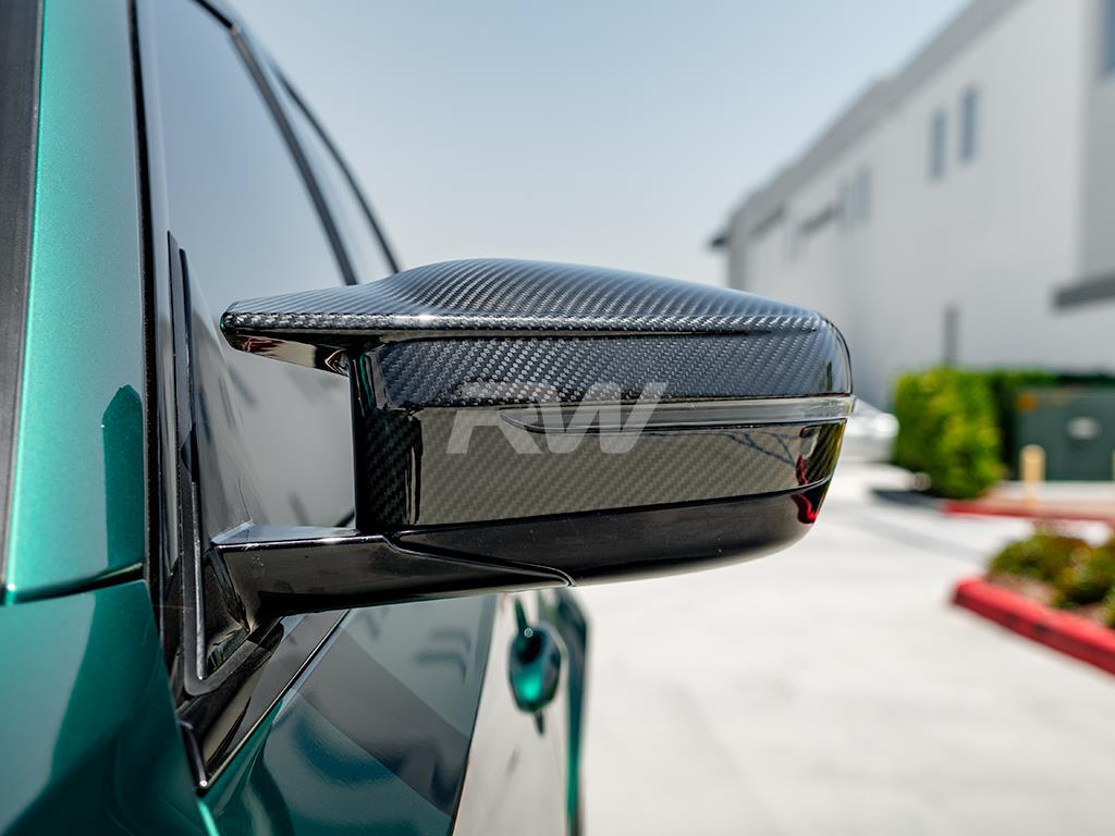 RW Carbon 2021-2026 BMW G8X M3/M4/i4 Carbon Fiber Mirror Cap Replacements - Image 19