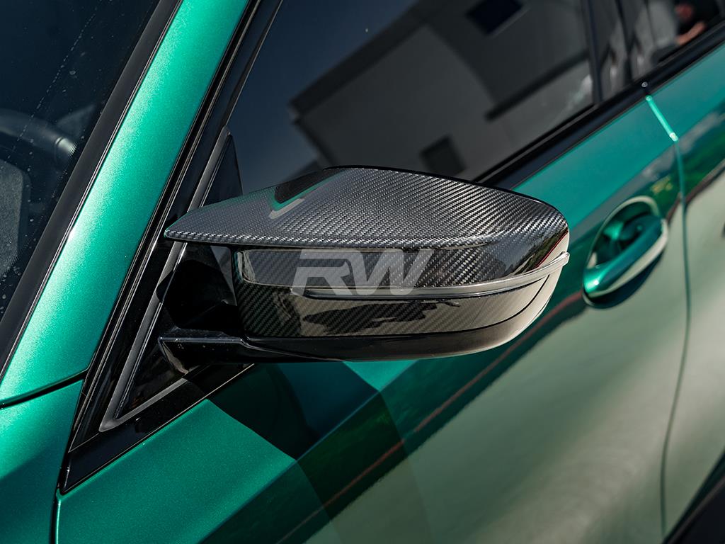RW Carbon 2021-2026 BMW G8X M3/M4/i4 Carbon Fiber Mirror Cap Replacements - Image 20