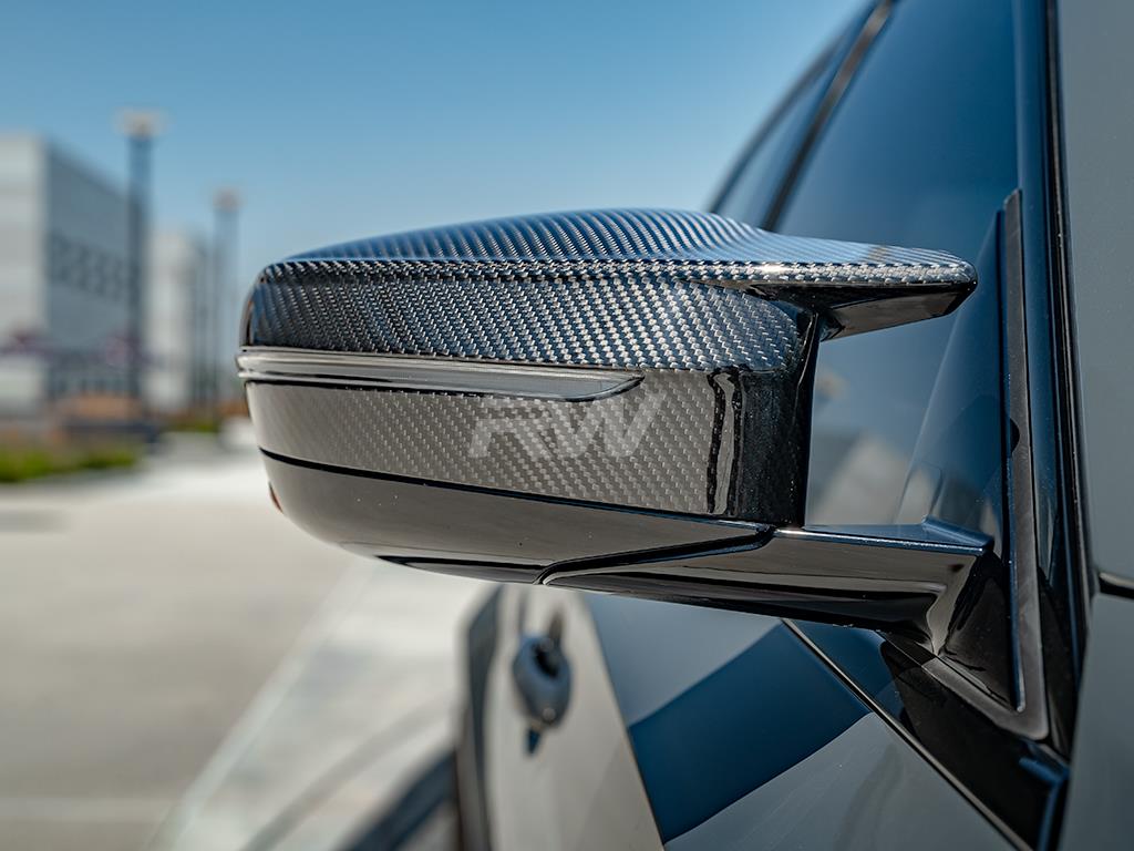 RW Carbon 2021-2026 BMW G8X M3/M4/i4 Carbon Fiber Mirror Cap Replacements - Image 4
