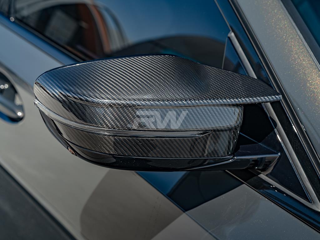 RW Carbon 2021-2026 BMW G8X M3/M4/i4 Carbon Fiber Mirror Cap Replacements - Image 5