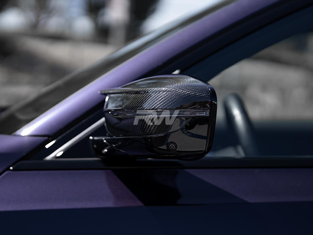 RW Carbon 2021-2026 BMW G8X M3/M4/i4 Carbon Fiber Mirror Cap Replacements - Image 7