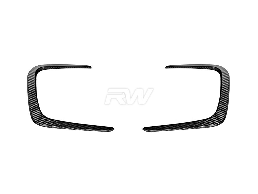 RW Carbon 2021-2025 BMW G8x M3 M4 Carbon Fiber Hood Vent Trims - Image 8